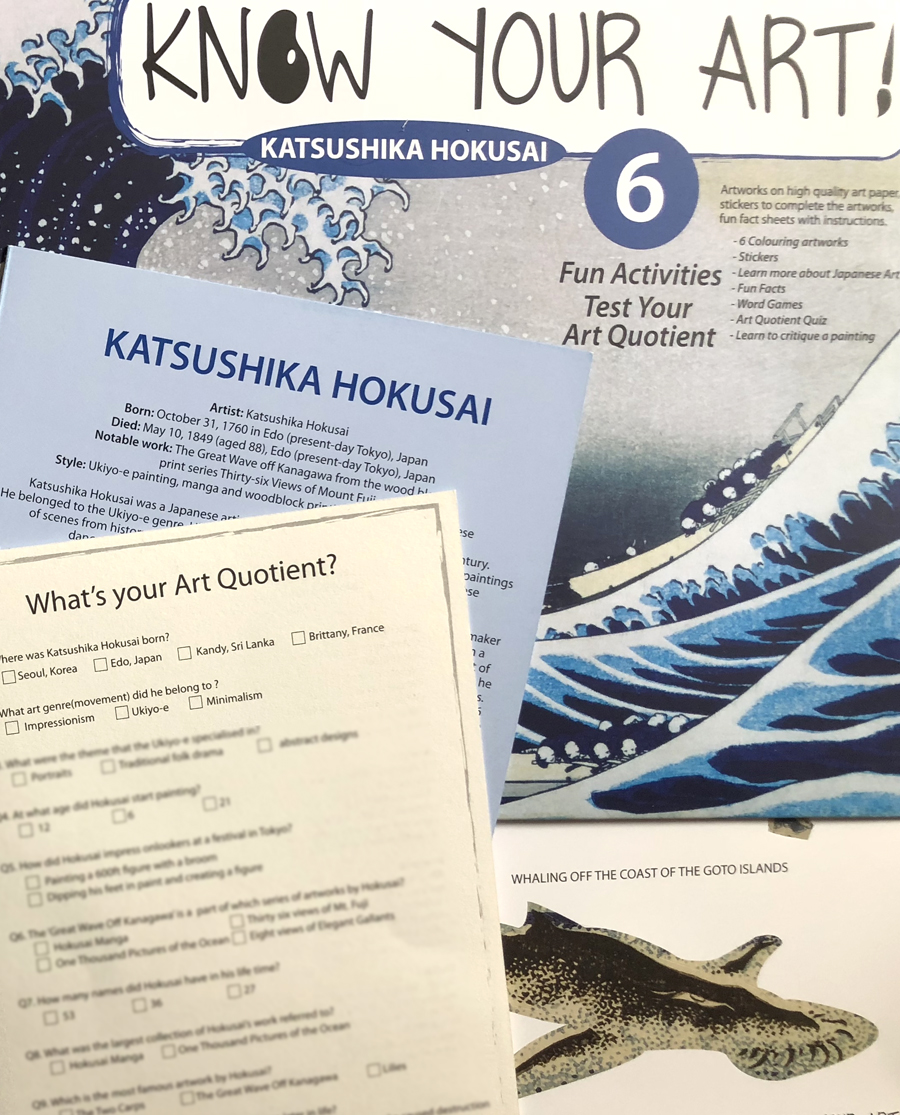 Know Your Art - DIY Kit - Katsushika Hokusai